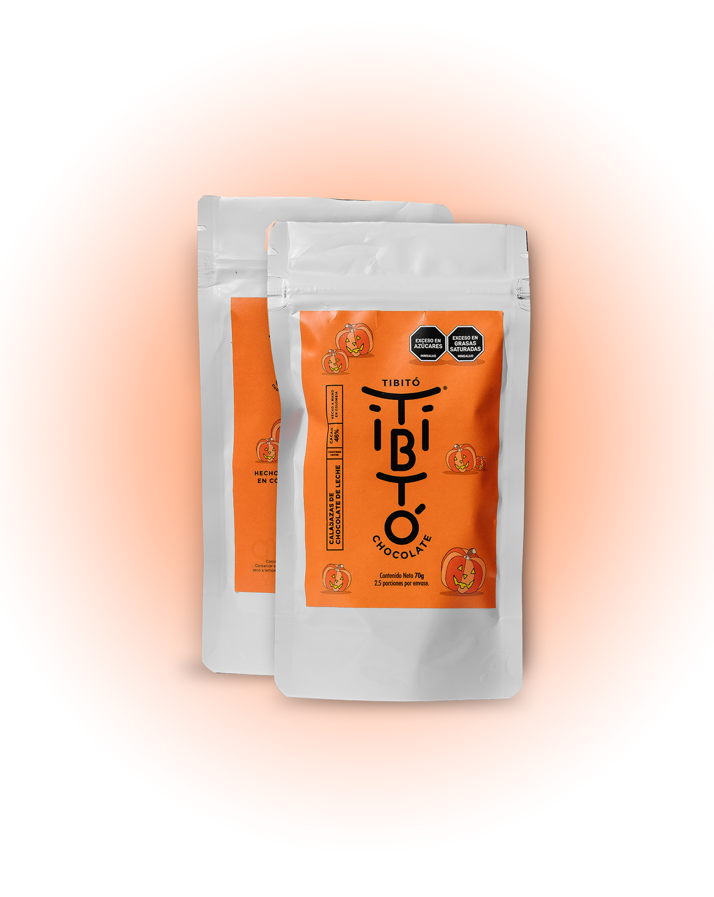 
                  
                    Chocolate Artesanales Caramelo 46% cacao Tibitó - Edición Halloween
                  
                
