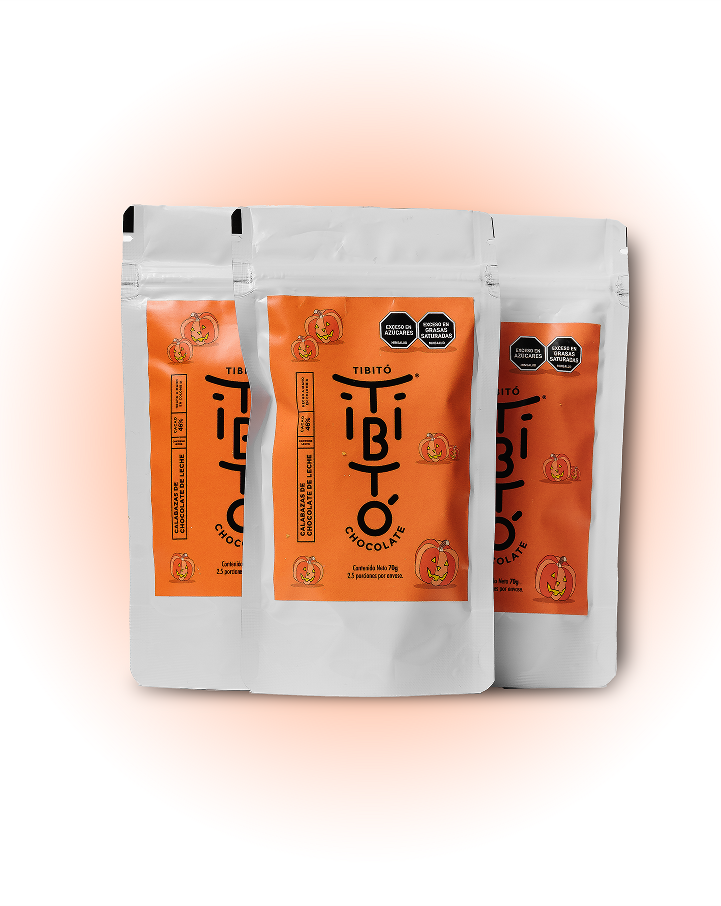
                  
                    Chocolate Artesanales Caramelo 46% cacao Tibitó - Edición Halloween
                  
                