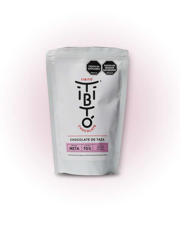 Chocolate oscuro de mesa Tibitó Meta 70% cacao