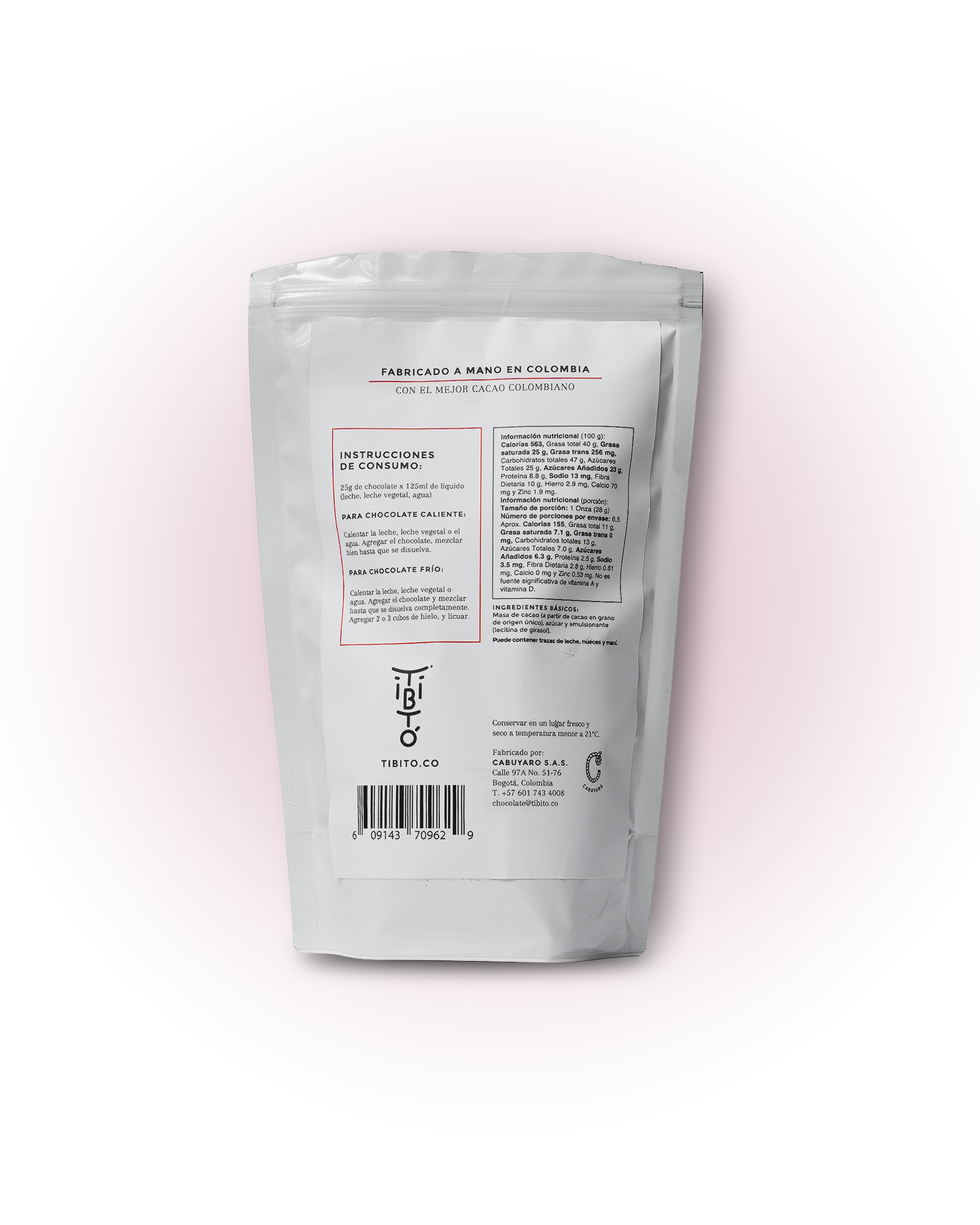 
                  
                    Chocolate oscuro de mesa Tibitó Meta 70% cacao
                  
                