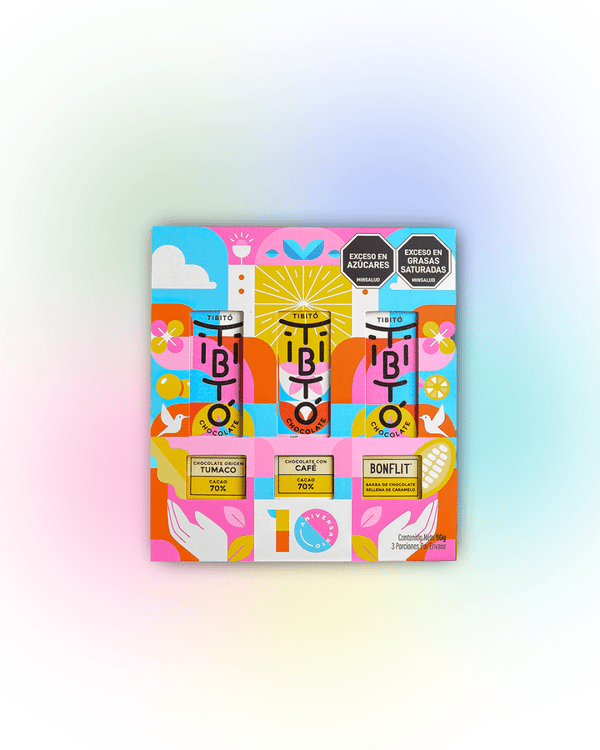 Caja 3 Chocolates Tibitó 10° Aniversario