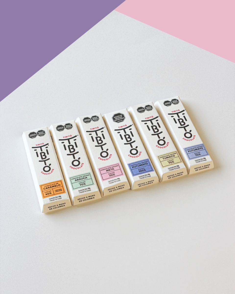 
                  
                    Caja de Regalo Chocolate Tibitó – 6 barras 30g - Tibitó
                  
                