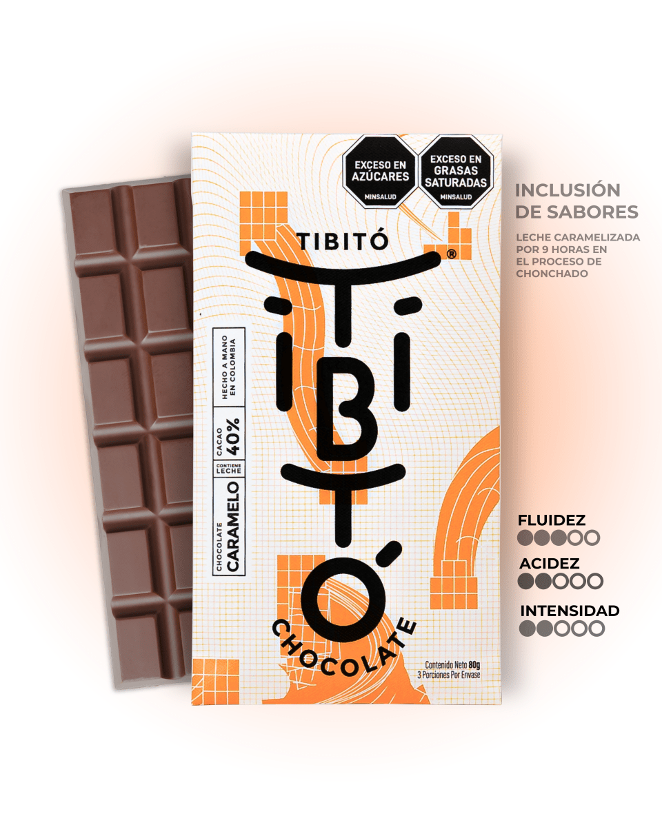 Chocolate Caramelo 40% cacao con leche - Tibitó