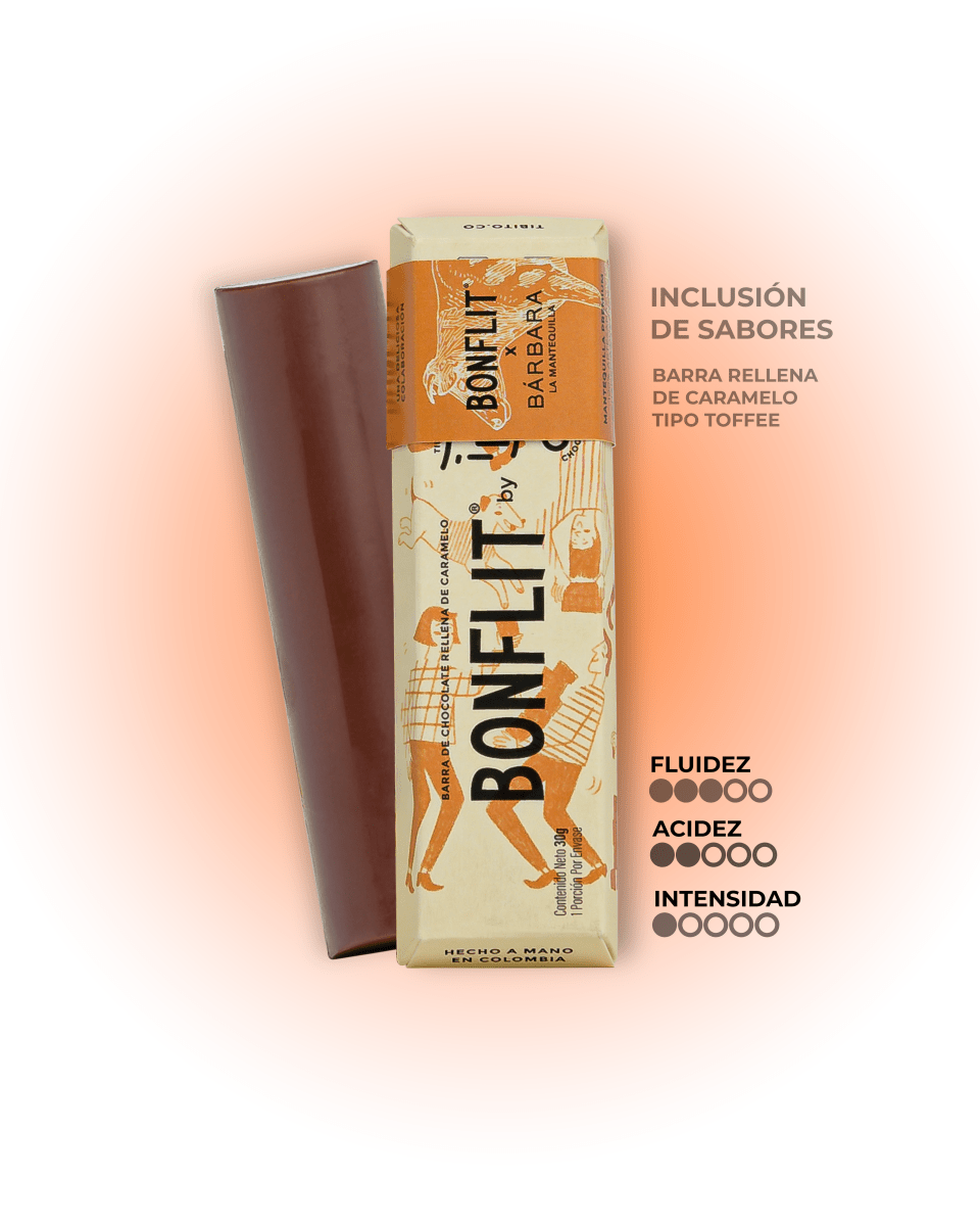 Chocolate caramelo relleno Bonflit (5 unidades) - Tibitó