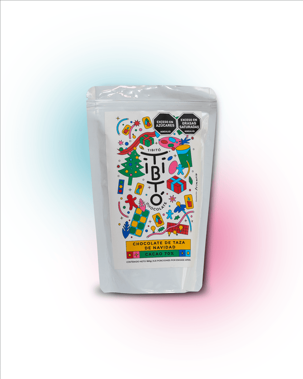 Chocolate de taza Navidad 70% cacao