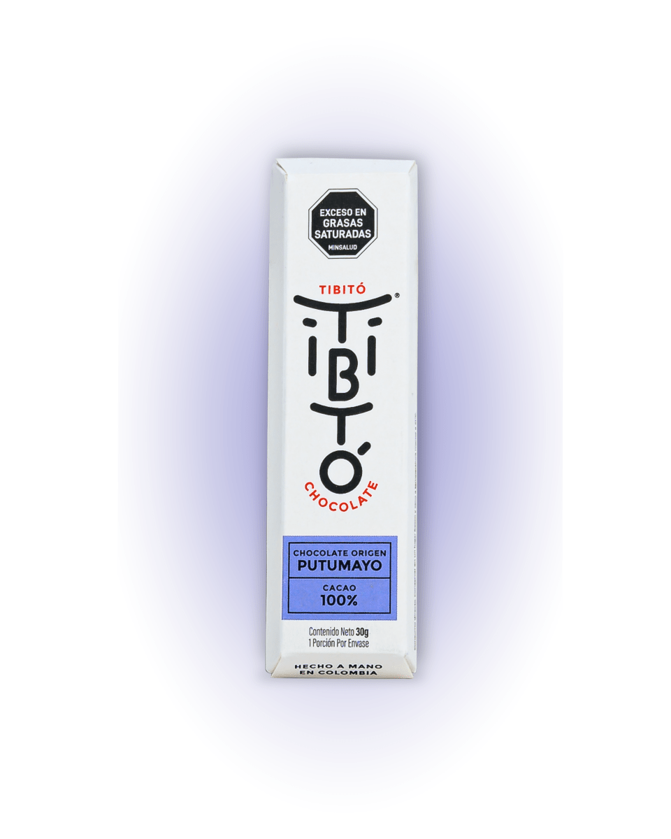 
                  
                    Chocolate extraoscuro Putumayo 100% cacao - Tibitó
                  
                