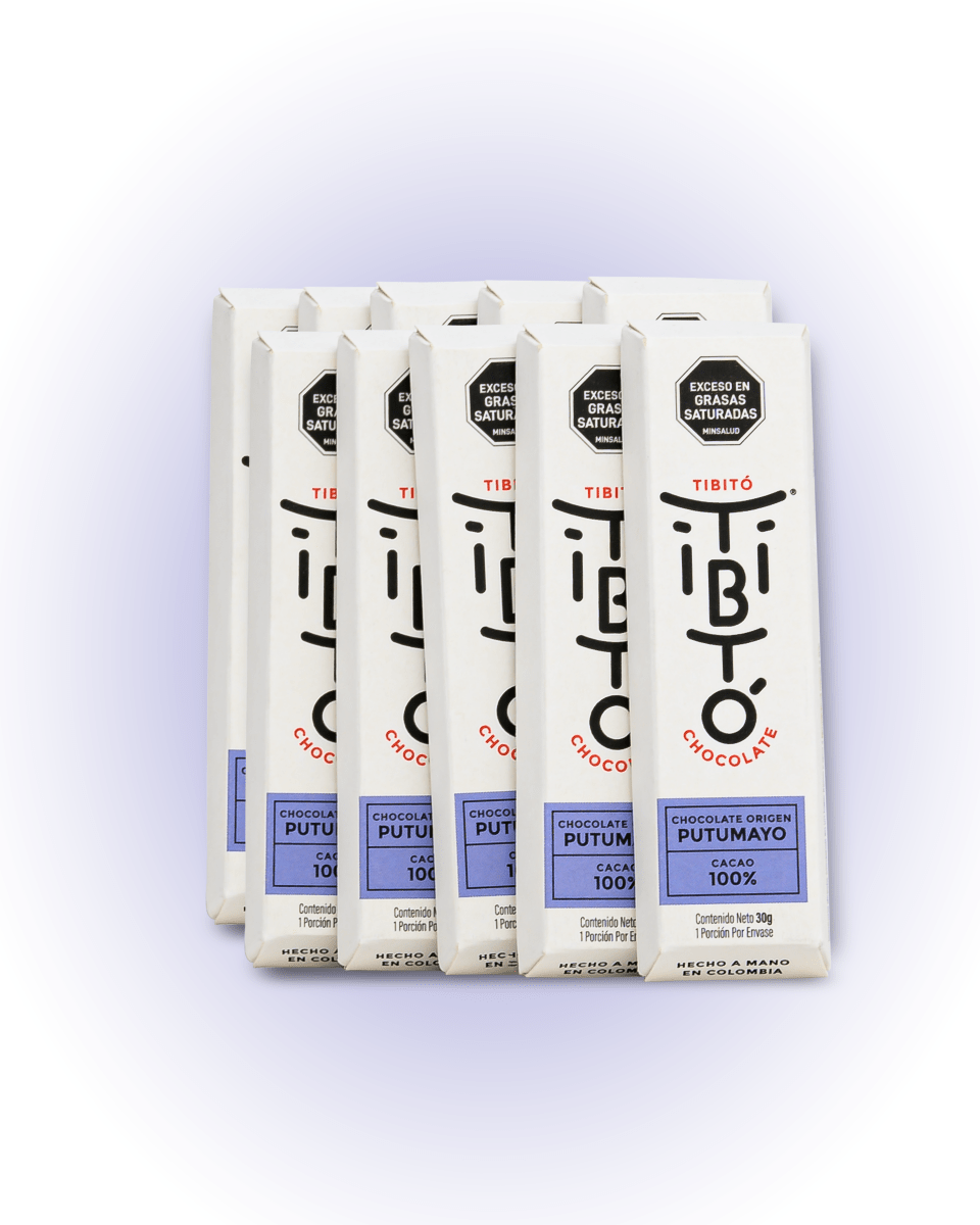 
                  
                    Chocolate extraoscuro Putumayo 100% cacao - Tibitó
                  
                