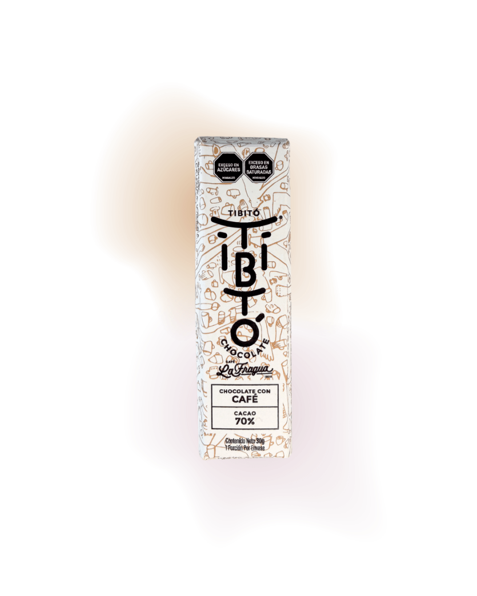 
                  
                    Chocolate oscuro 70% con café - Tibitó
                  
                