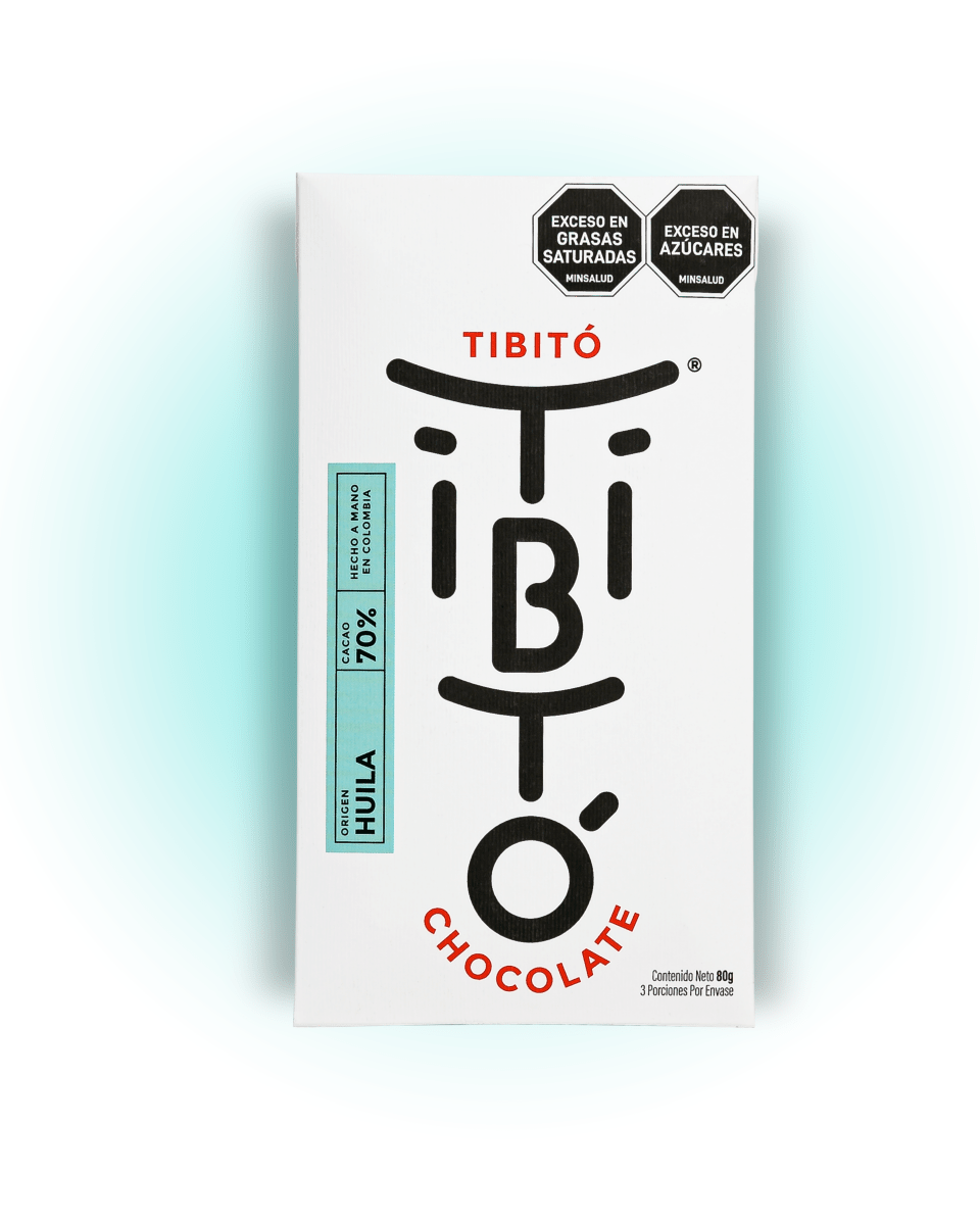 Chocolate oscuro Huila 70% cacao - Tibitó