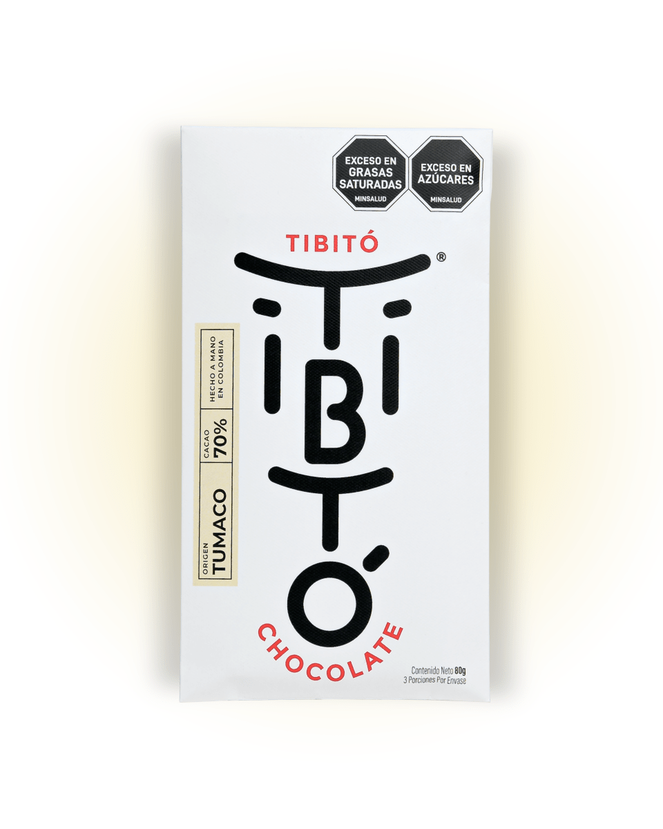 Chocolate oscuro Tumaco 70% cacao - Tibitó