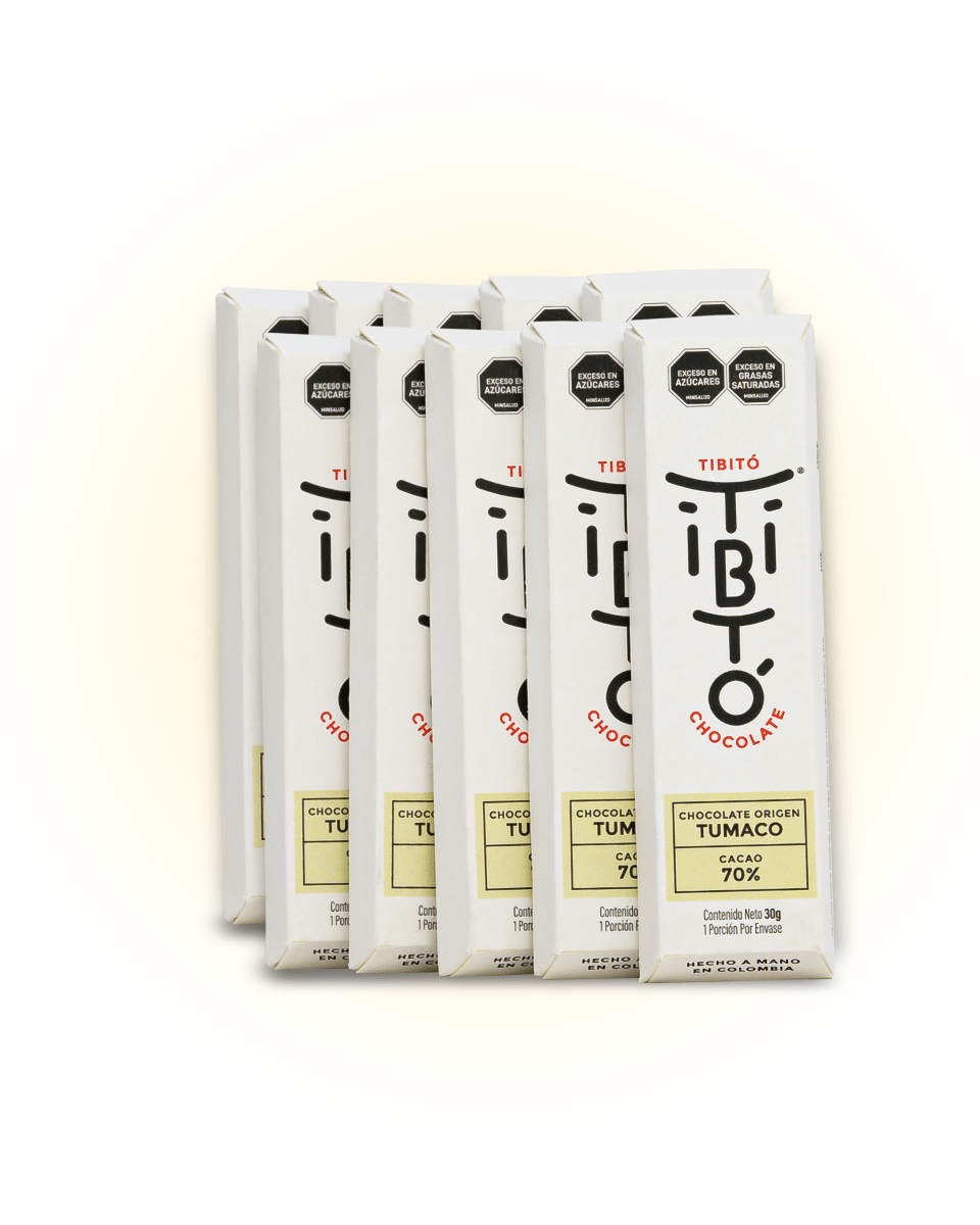 
                  
                    Chocolate oscuro Tumaco 70% cacao - Tibitó
                  
                