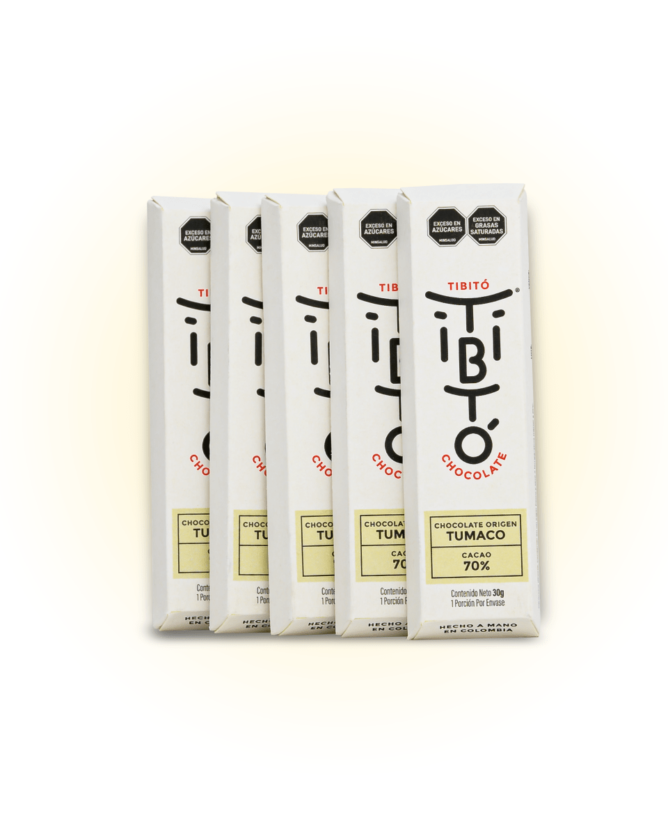 
                  
                    Chocolate oscuro Tumaco 70% cacao - Tibitó
                  
                